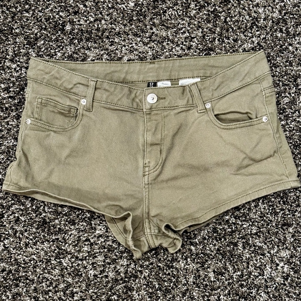 Brand New Green Shorty Shorts